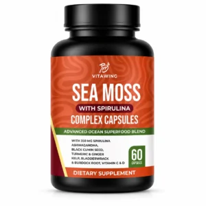 Sea Moss Complex Capsules with Spirulina – Daily Energy, Immunity & Wellness Support